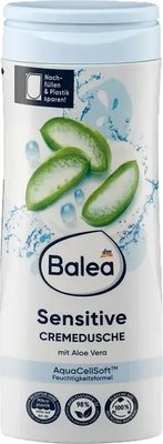 Крем-гель для душа Balea Sensitive Aloe Vera-Extrakt для всех типов волос 300мл 234619 фото