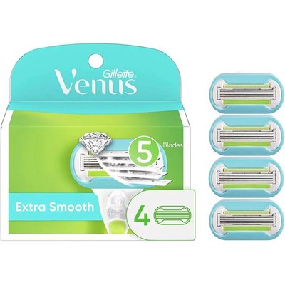 Сменные картриджи для бритья женские Venus Extra Smooth 4 шт 955527 фото