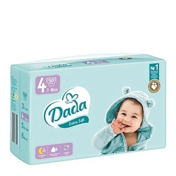 Подгузники Dada Extra Soft 4 (7-16 кг) 50 шт 668222 фото