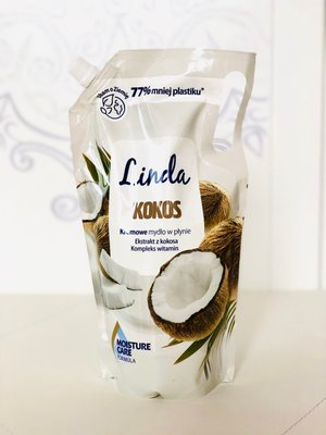 Linda Coconut Жидкое крем-мыло, 1 л 479067 фото