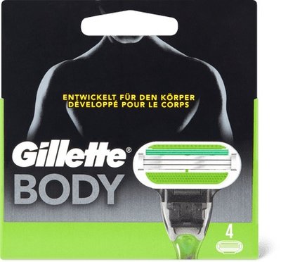 Gillette Body 3 лезвия (сменные кассеты) 4 шт. 343775 фото