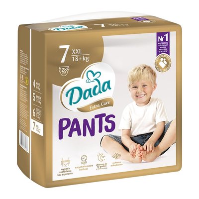 Подгузники – трусики Dada Extra Care Pants 7 XXL для детей весом от 18 кг, 28 шт. 939331 фото