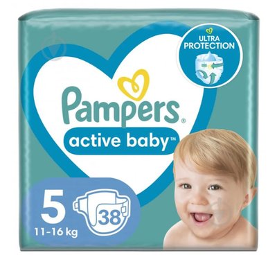 Подгузники Pampers Active Baby 5 (11-16 кг) 38 шт 549037 фото